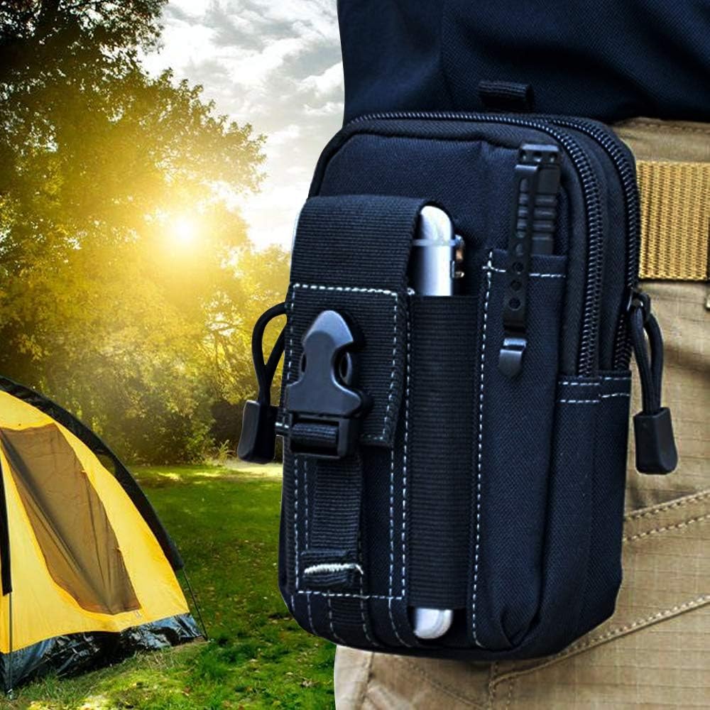 Edc Carry Belt - Taktische Molle-Gürteltasche, Militär-Hüfttasche, EDC-Werkzeug-Organizer, Telefonholster-Halter für