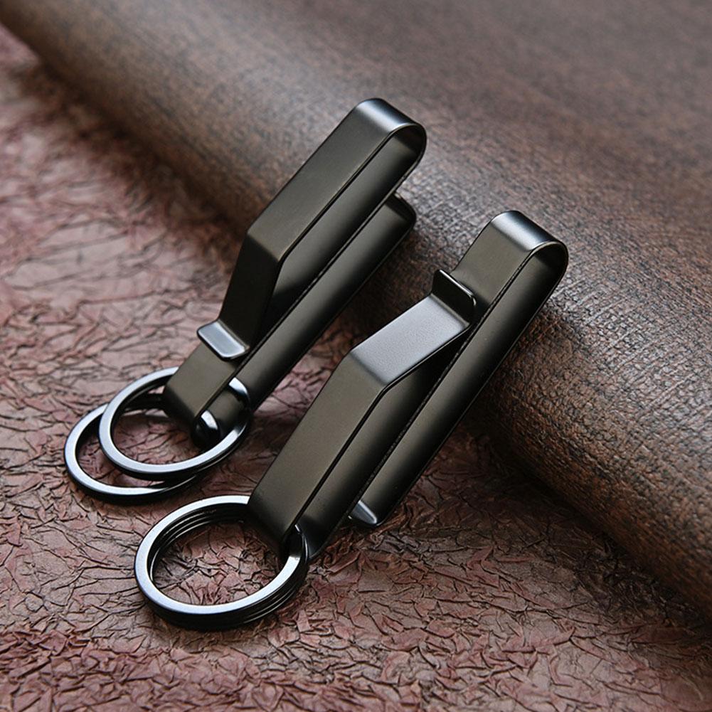 Edc Carry Belt - Stahl-Gürtelhaken Karabiner Auto-Schlüsselanhänger Gürtelaufhänger Flaschenhaken Camping-Wasserhalter