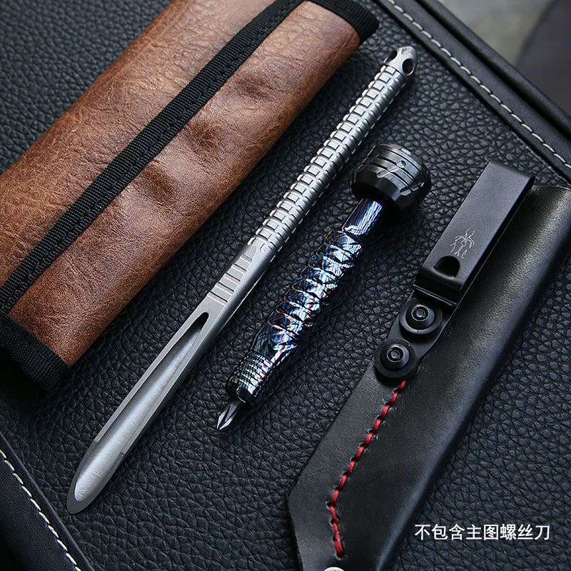 Titanium Pry Bar - 197mm großes Stroh tc4 Titan legierung