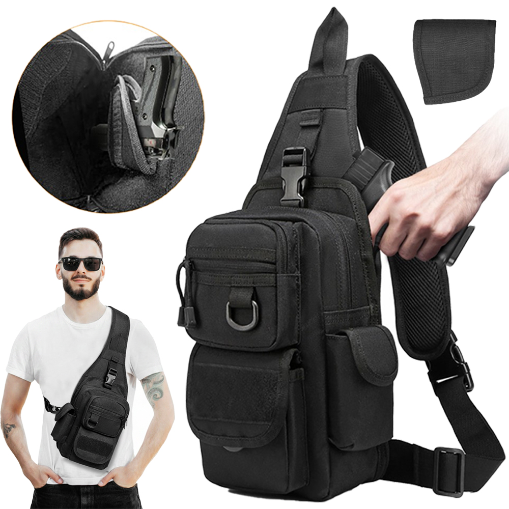 Edc Carry Backpack - Taktische Pistolen-Tasche Verdeckte Waffentragetasche Crossbody Sling