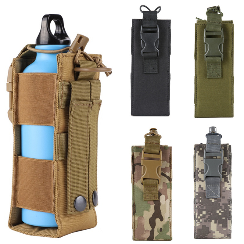 Edc Carry Holster - Molle Wasserflaschenhalter Tasche für Outdoor-Sport, Reiten,