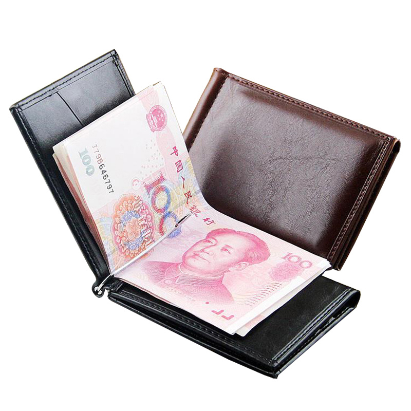 Money Clip Magnetic - Heißer Verkauf Mode herren Leder Geld-Clip