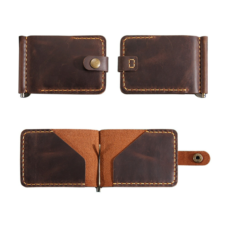 Crazy Horse Leder Geldklammer- – Money Clip Magnetic Bewertung und Preis