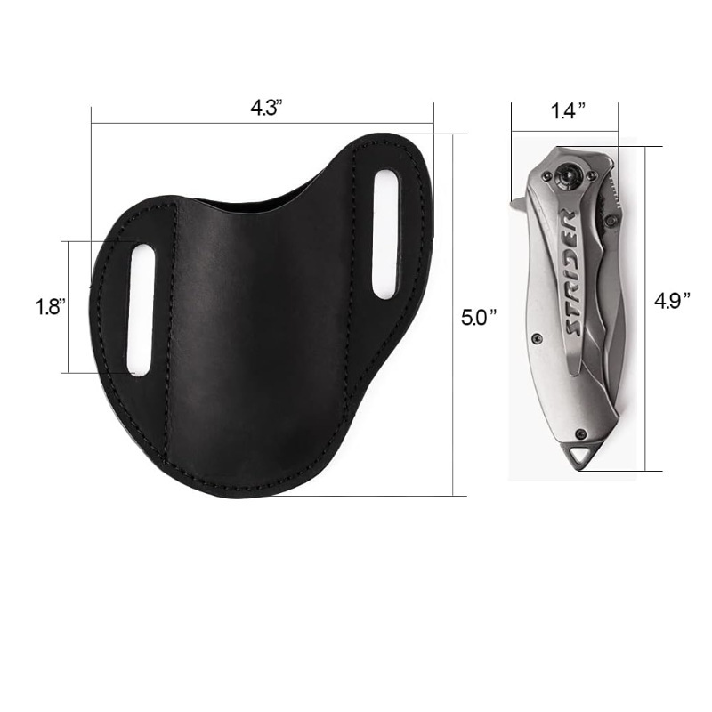 Echtes Leder Fall Für Klappmes – Edc Carry Holster Bewertung und Preis