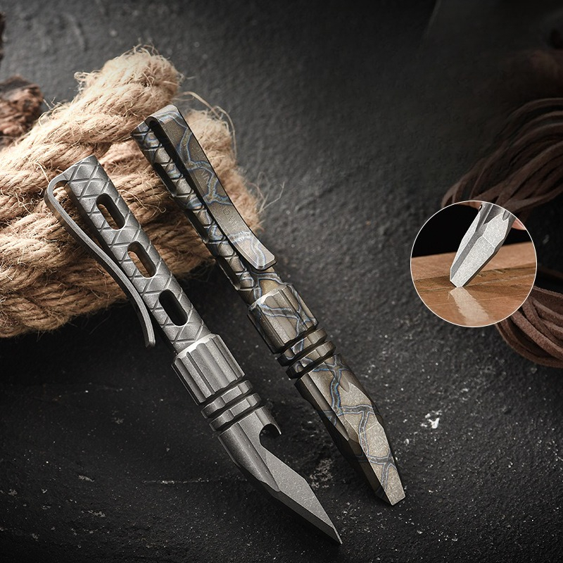Tragbarer Outdoor-Selbstvertei – Titanium Pry Bar Bewertung und Preis