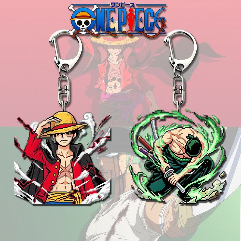 Cartoon One Piece Luffy Zoro A – Carabiner Keychain Bewertung und Preis