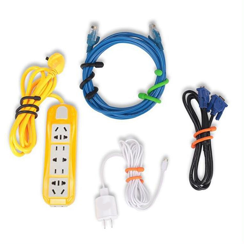 5 Stück Silikon-Kabelbinder, v – Gear Tie Reusable Bewertung und Preis