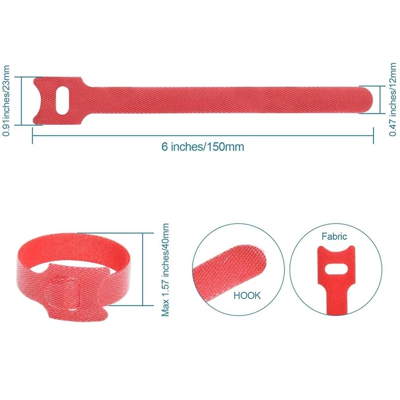 10-50 Stück Mehrzweck-Befestig – Gear Tie Reusable Bewertung und Preis