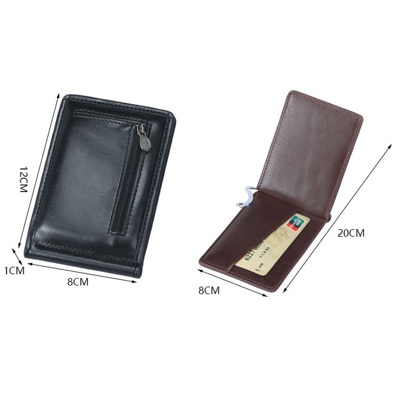 Neue Mini männer Leder Geld-Cl – Money Clip Magnetic Bewertung und Preis